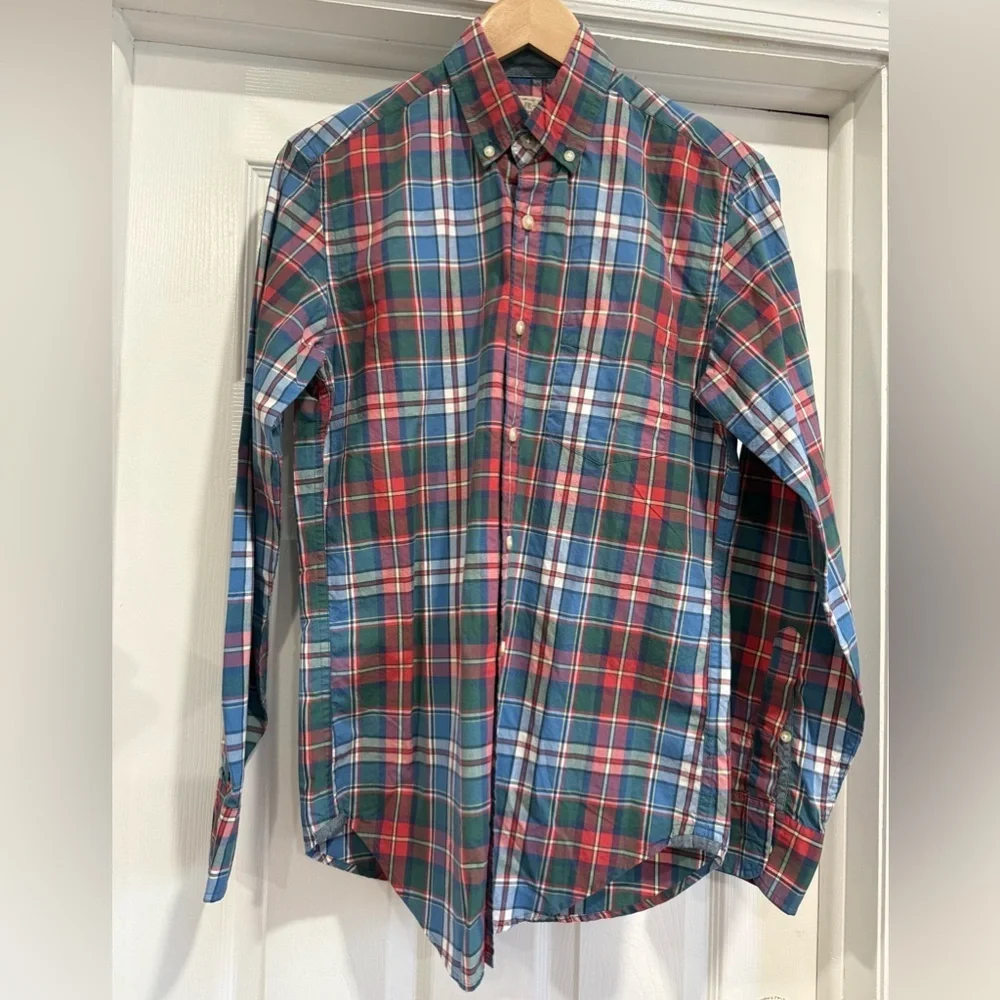 J. Crew Multicolor Plaid Casual Shirt
